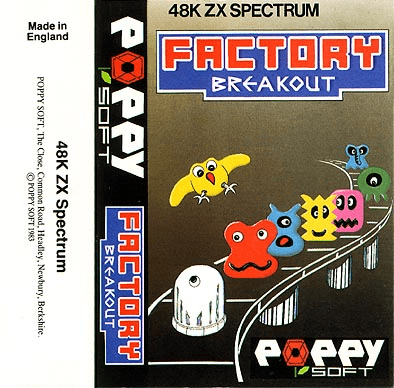 Factory Breakout box art for ZX Spectrum
